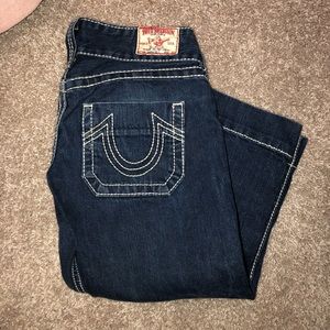 True Religion cropped jeans!